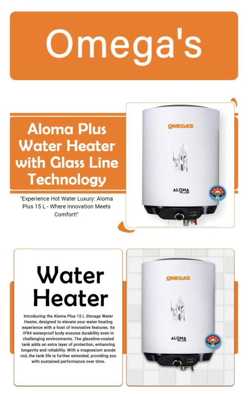 Omega's  Water Heater Magma, 25 L