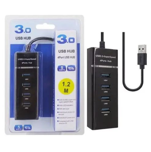 1.2 Meter 3.0 USB HUB 4 Port With 5Gbps Speed