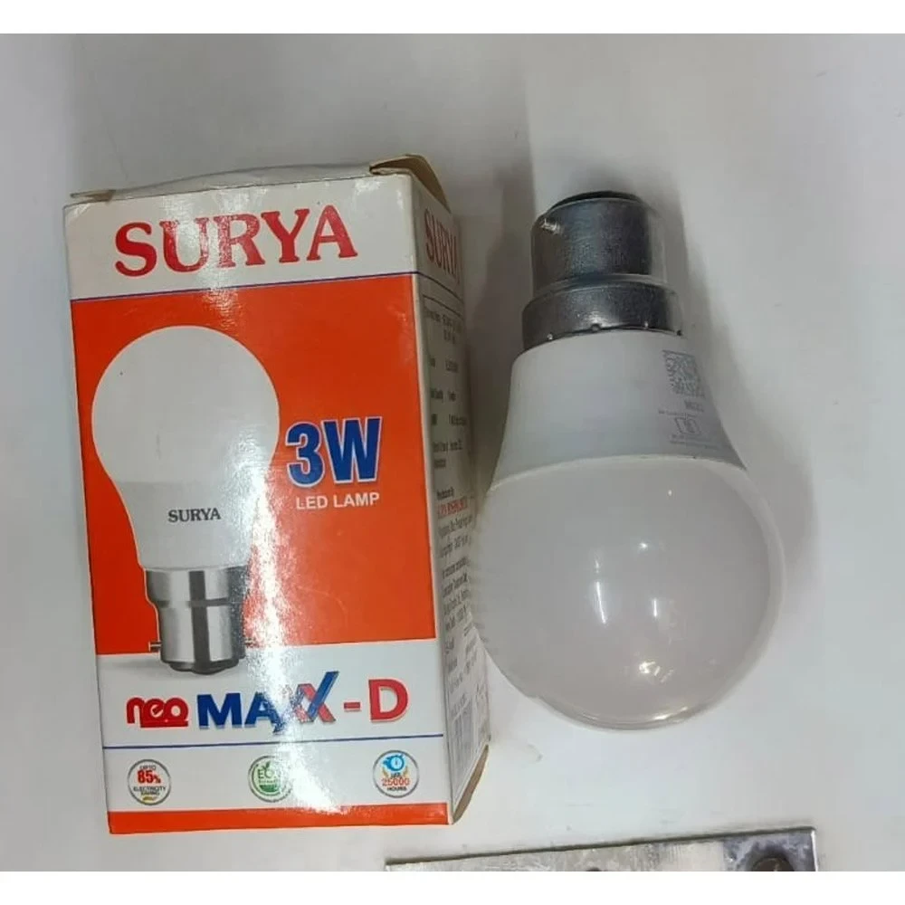 3W Neo Max D LED Bulb B22/E27 Warm/3500K