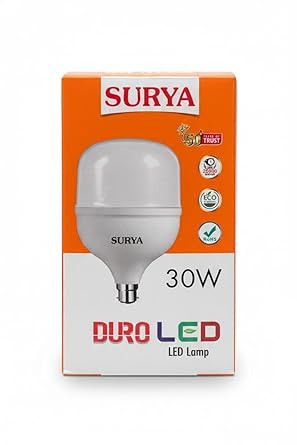 30W Surya Duro LED Bulb, B22/E27 Warm/3500K