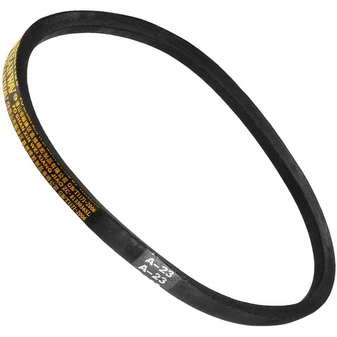 Section A-23 Drive V-Belt - [23-inch Inside Circumference ] A-Section Rubber Drive Belt Wrapped for Transmission Use