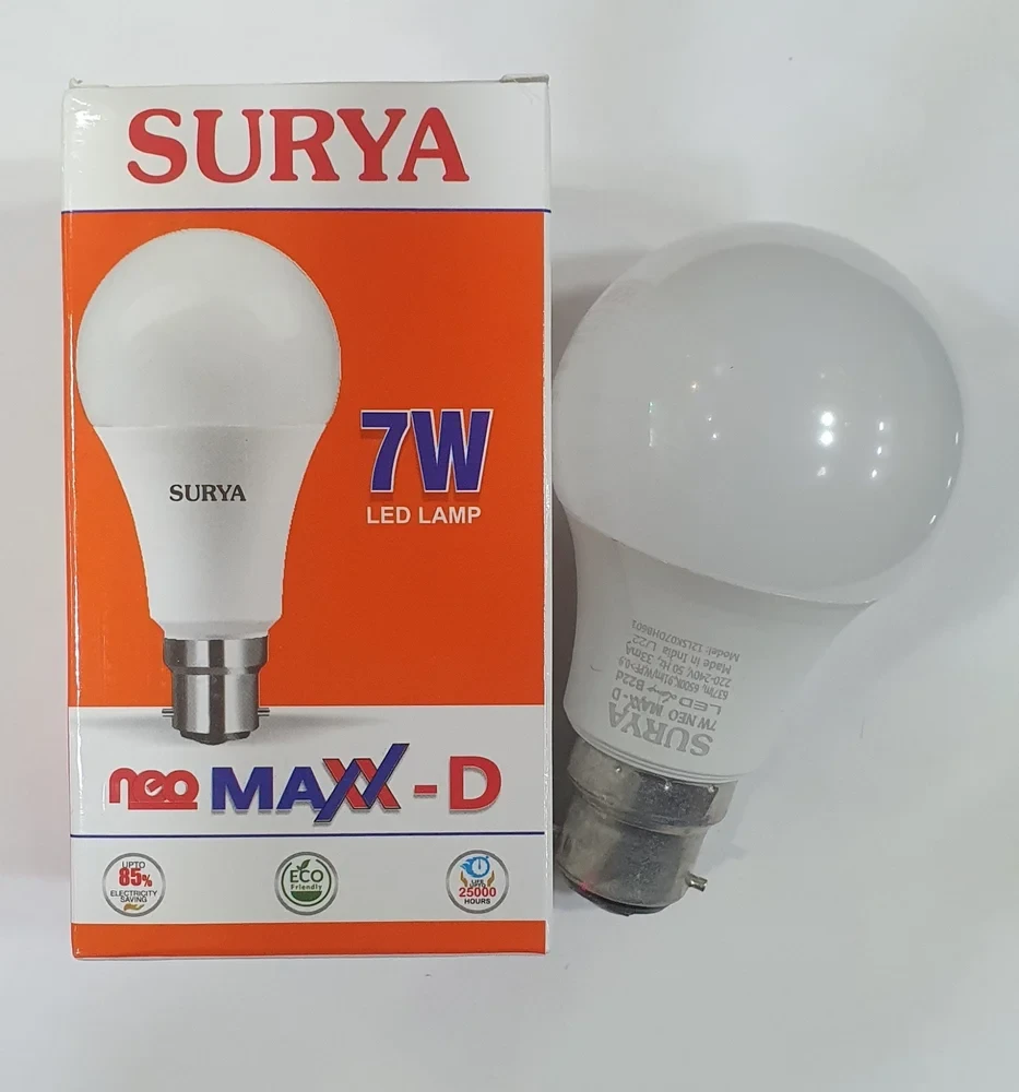 7W Neo Max D LED Bulb B22/E27 White/6500K