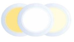 Infinity 3 in 1  12W Led Panel Light Round Concil 2700K,4000K,6500K