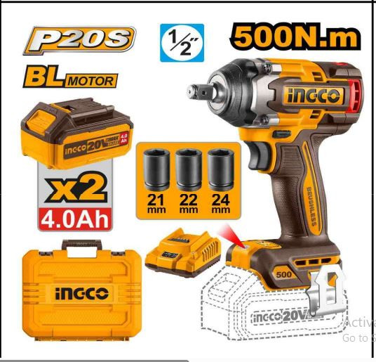 Ingco CIWLI2050 Cordless impact wrench