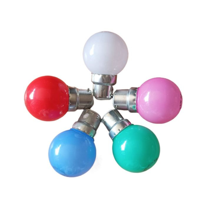 o watts bulb ( with multi colours)