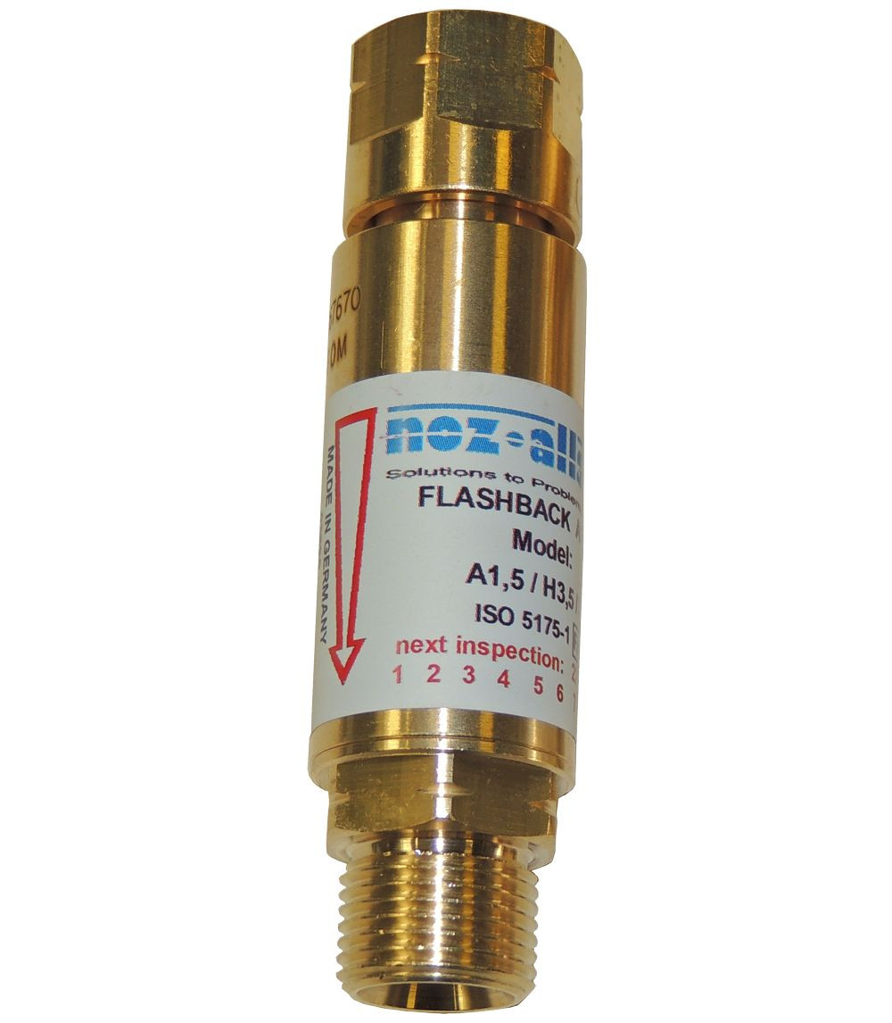 HMP F.B. Arrestor, Flashback Arrestors For Regulator (Each)