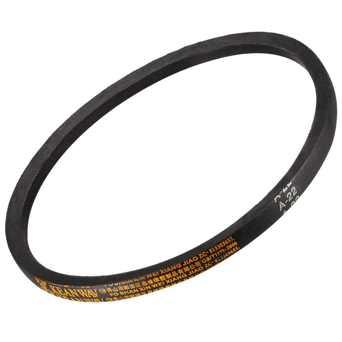 Section A-22 Drive V-Belt - [22-inch Inside Circumference ] A-Section Rubber Drive Belt Wrapped for Transmission Use