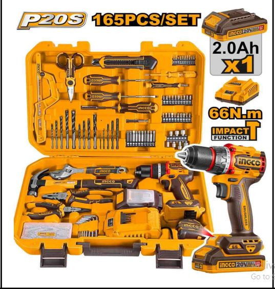 INGCO 165 Pcs Tools Set (HKTHP11651)