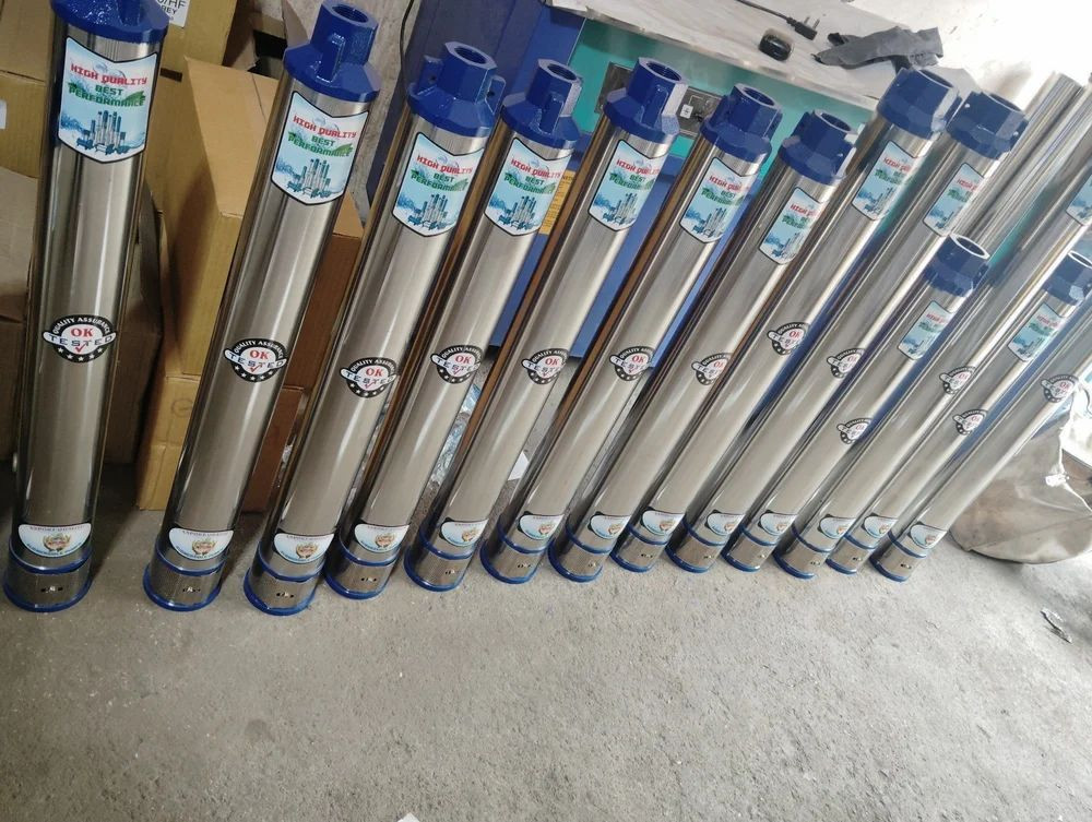 15hp V4 Borewell Submersible Pump Set