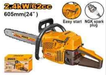 INGCO GCS5602411 Gasoline Chain Saw (2.4kW))